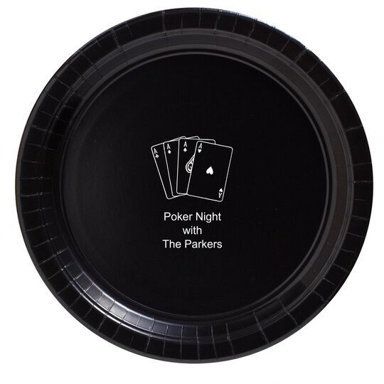 All Aces Paper Plates